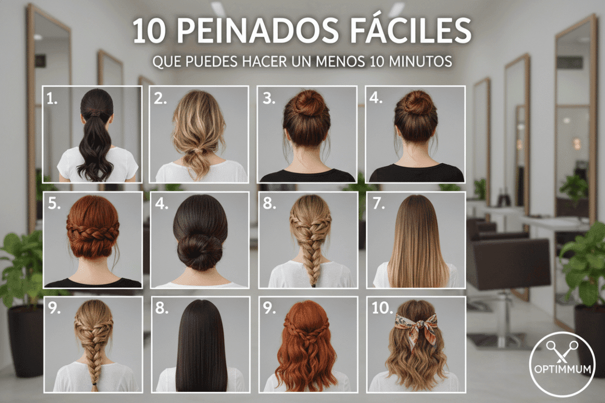 10 peinados fáciles que puedes hacer en menos de 10 minutos